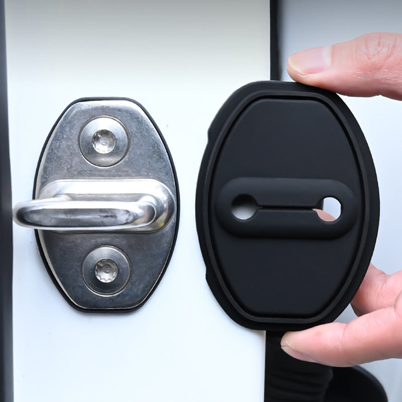 🚗 8 PCS Car Door Lock Protector – Noise Reduction & Weather Protection