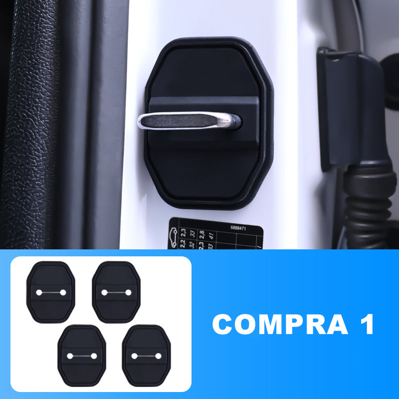 🚗 8 PCS Car Door Lock Protector – Noise Reduction & Weather Protection