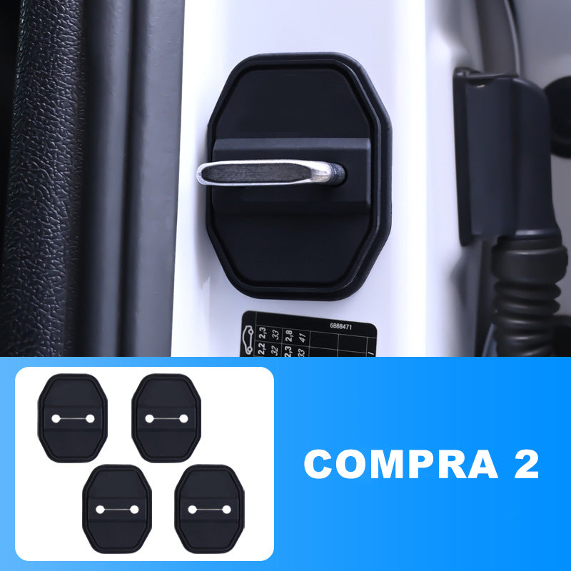 🚗 8 PCS Car Door Lock Protector – Noise Reduction & Weather Protection