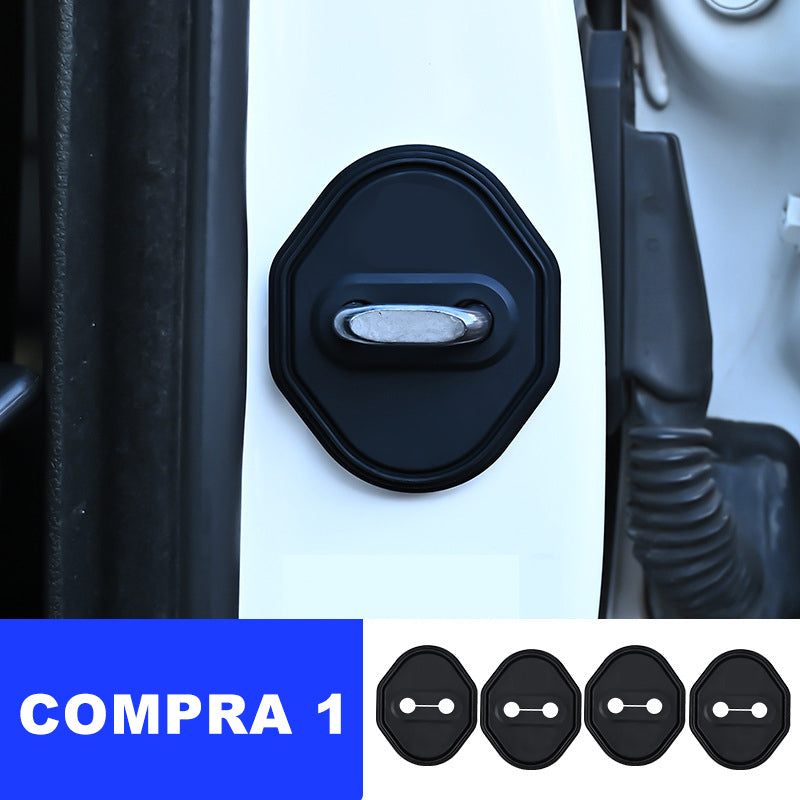 🚗 8 PCS Car Door Lock Protector – Noise Reduction & Weather Protection