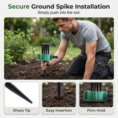 🌱 360° Multi-Directional Lawn Sprinkler💧Precision Garden Irrigation with Flexible Spray Nozzles🌱