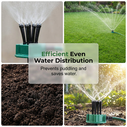 🌱 360° Multi-Directional Lawn Sprinkler💧Precision Garden Irrigation with Flexible Spray Nozzles🌱