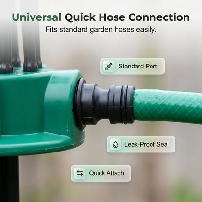 🌱 360° Multi-Directional Lawn Sprinkler💧Precision Garden Irrigation with Flexible Spray Nozzles🌱