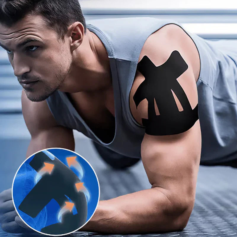 Pre-cut Kinesiology Tape for Shoulders (for Pain Relief)