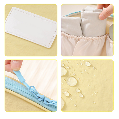 🏆 Last Day Special Price 💐 Portable Underwear Travel Organizer – Separate Storage for Bras, Panties & Socks💕