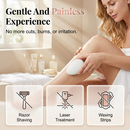 ✨ Crystal Hair Eraser – Reusable Hair Removal & Exfoliating Tool for Silky-Smooth Skin