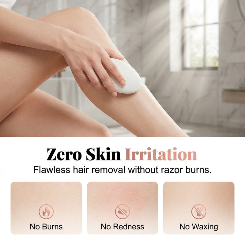 ✨ Crystal Hair Eraser – Reusable Hair Removal & Exfoliating Tool for Silky-Smooth Skin
