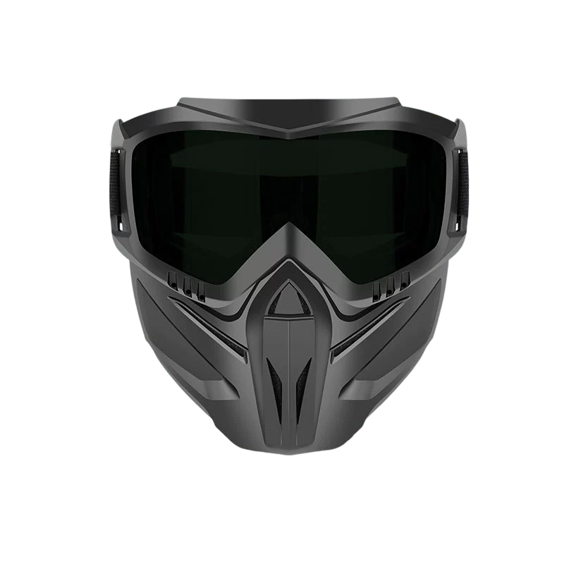 😎 Detachable Full Face Goggle Mask– Ultimate Protection & Tactical Style