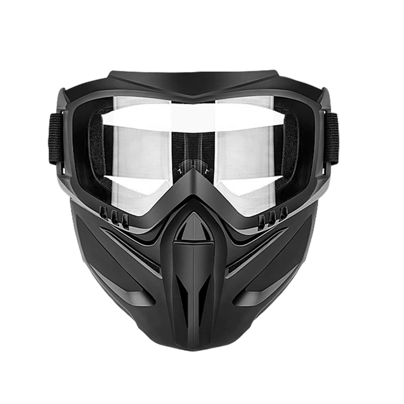 😎 Detachable Full Face Goggle Mask– Ultimate Protection & Tactical Style