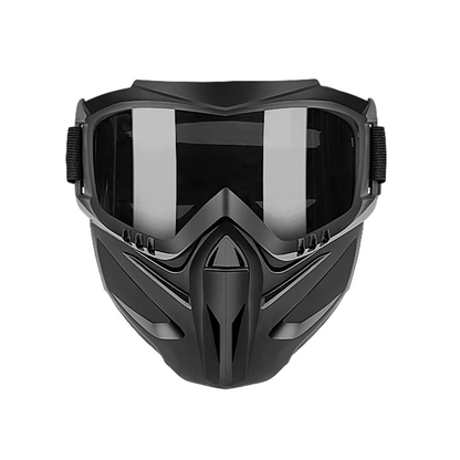 😎 Detachable Full Face Goggle Mask– Ultimate Protection & Tactical Style