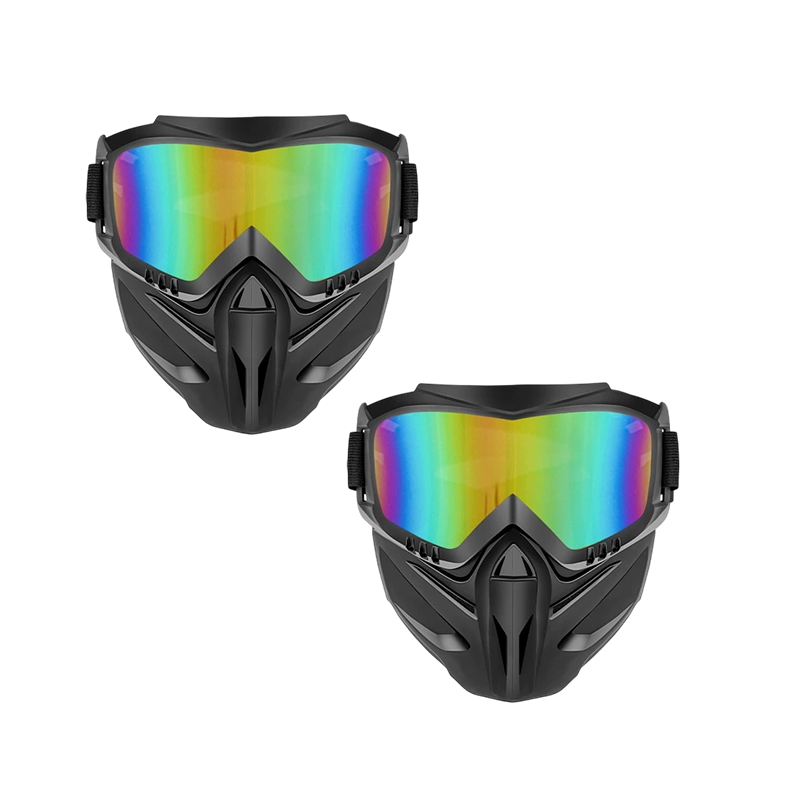 😎 Detachable Full Face Goggle Mask– Ultimate Protection & Tactical Style