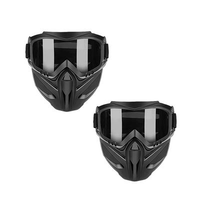 😎 Detachable Full Face Goggle Mask– Ultimate Protection & Tactical Style