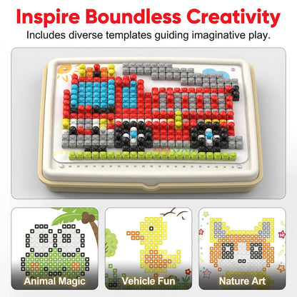 📢📢50% OFF !! ⏰Creative Mushroom Finger Puzzle Pegboard Toy