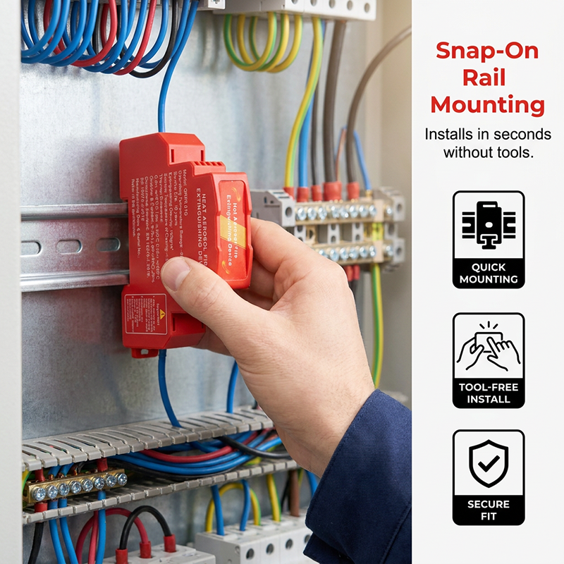 🧯 50% OFF Today! Automatic Aerosol Fire Suppression Device for Electrical Cabinets
