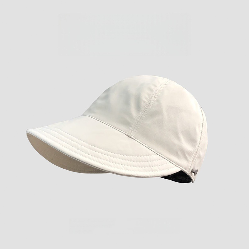 UPF 50+ Wide Brim Sun Visor Hat – Open Top UV Protection for Beach & Golf
