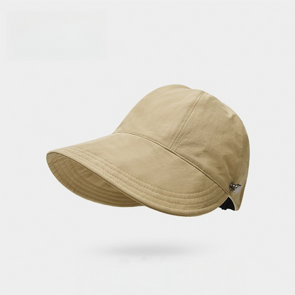 UPF 50+ Wide Brim Sun Visor Hat – Open Top UV Protection for Beach & Golf