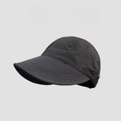 UPF 50+ Wide Brim Sun Visor Hat – Open Top UV Protection for Beach & Golf