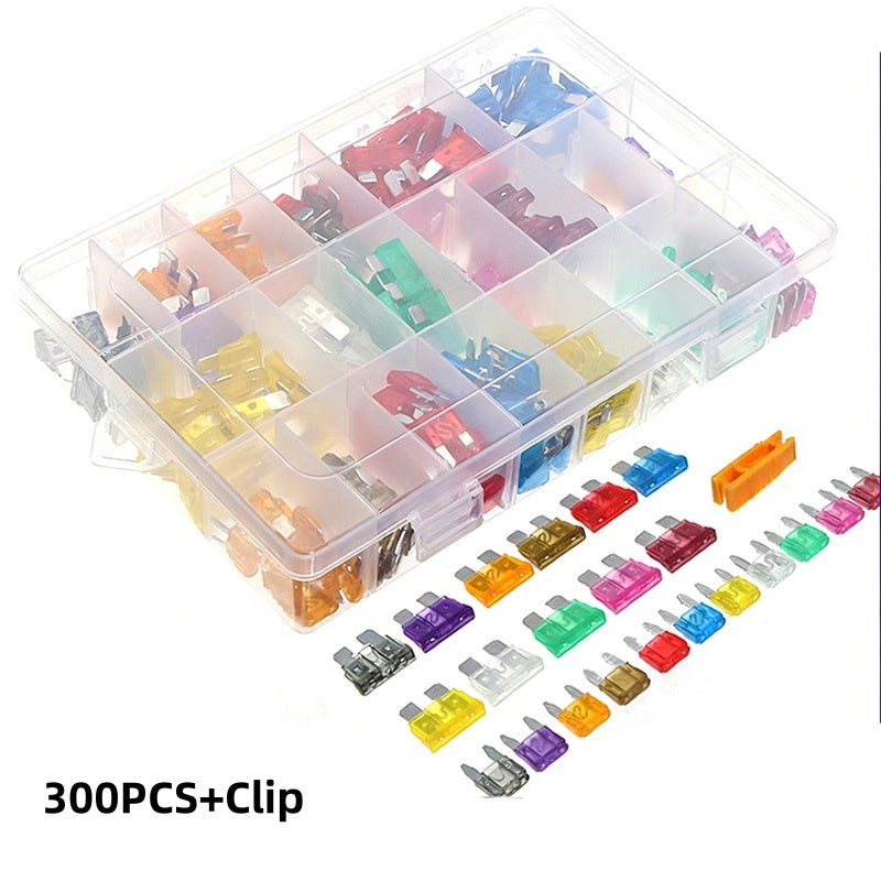 🛠️Car Fuse Assortment Kit – Micro Mini Standard Blade Fuses with Organizer Case