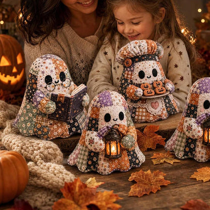 🔥LAST DAY 50% OFF🧵Little Ghost's Cozy Halloween DIY Patchwork Kit