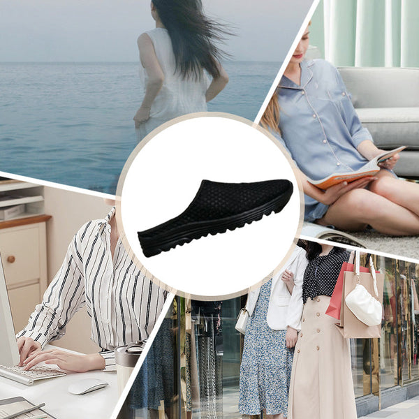 Breathable Mesh Comfort Slippers – Lightweight, Casual Slip-On Shoes for Everyday Wear