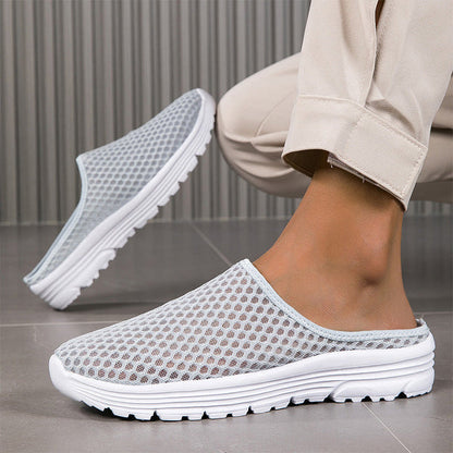 Breathable Mesh Comfort Slippers – Lightweight, Casual Slip-On Shoes for Everyday Wear