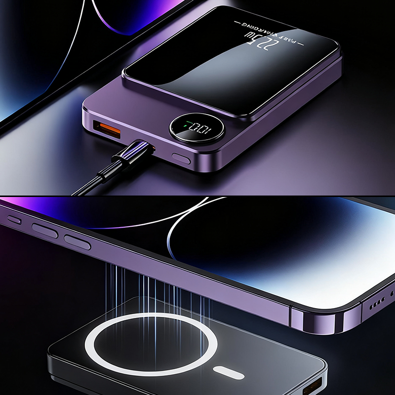 🔋Magnetic Wireless Power Bank – 22.5W Fast Charging, 10,000mAh