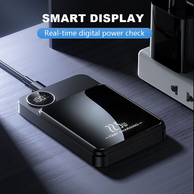🔋Magnetic Wireless Power Bank – 22.5W Fast Charging, 10,000mAh