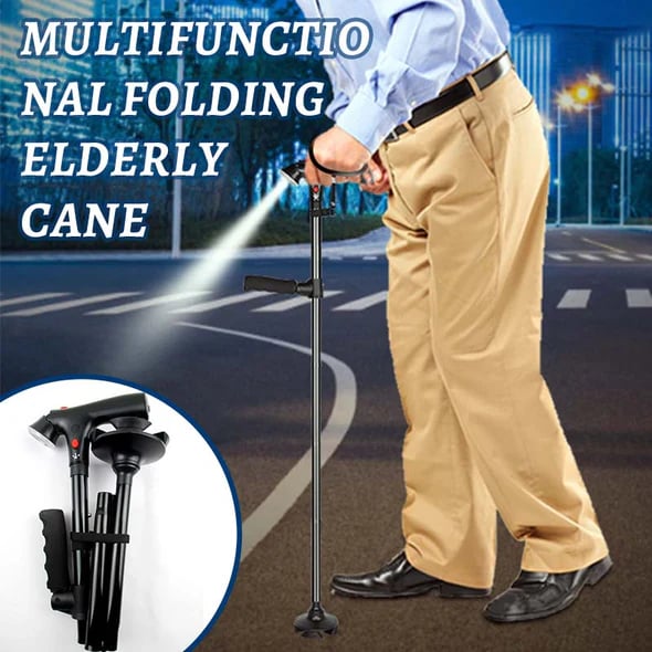 🎇50% OFF !! ⏰Multifunctional Folding Elderly Cane🦯