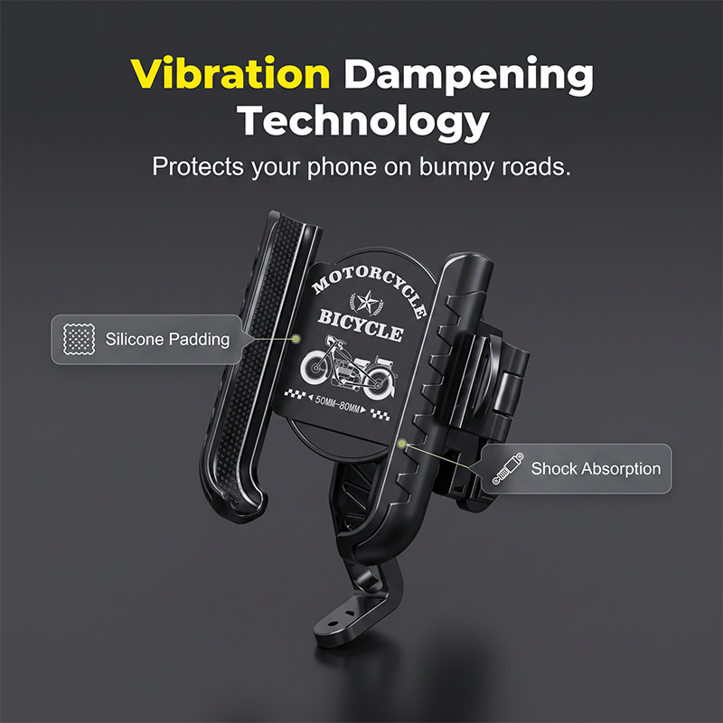Quick-Release Bike Phone Mount with Secure Lock👍