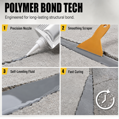 🛠️Waterproof Concrete Crack Filler for Indoor & Outdoor Use