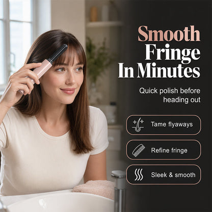 🔥 HOT SALE – 49% OFF!👜 Portable Bangs Styling Comb – Easy Touch-Ups On the Go