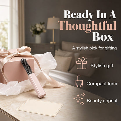 🔥 HOT SALE – 49% OFF!👜 Portable Bangs Styling Comb – Easy Touch-Ups On the Go