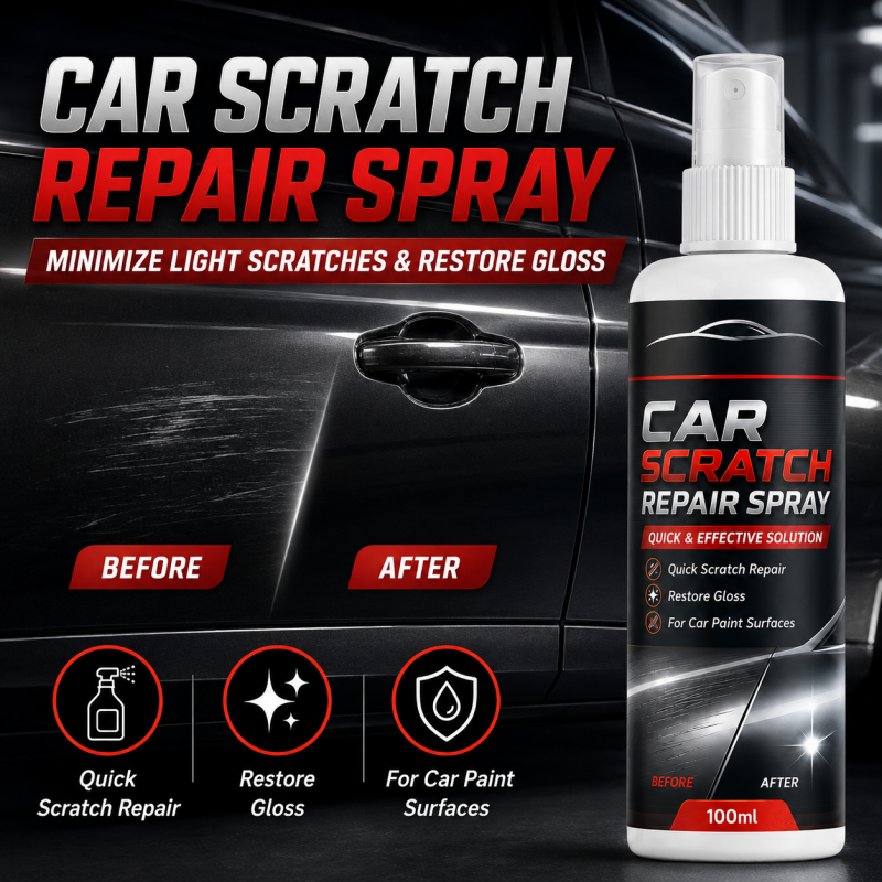💞50K+ SOLD!🚗✨ 100ml Universal Car Scratch Repair Spray – Erases light scratches, swirl marks & scuffs fast. No body shop needed – restore your car’s gloss in minutes! 🛡️💨