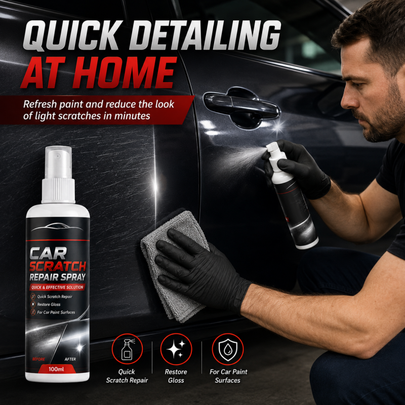 💞50K+ SOLD!🚗✨ 100ml Universal Car Scratch Repair Spray – Erases light scratches, swirl marks & scuffs fast. No body shop needed – restore your car’s gloss in minutes! 🛡️💨