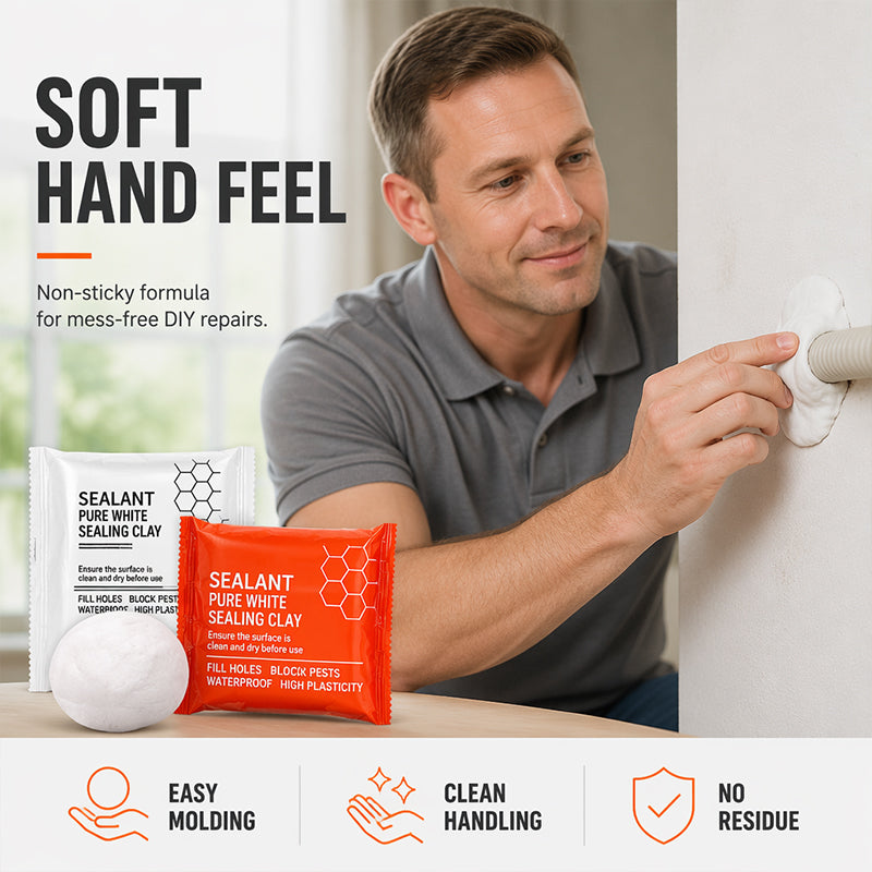 🔥Buy 1 Get 1 Free🧱3 PCS Waterproof Sealing Putty for A/C Pipe Wall Holes