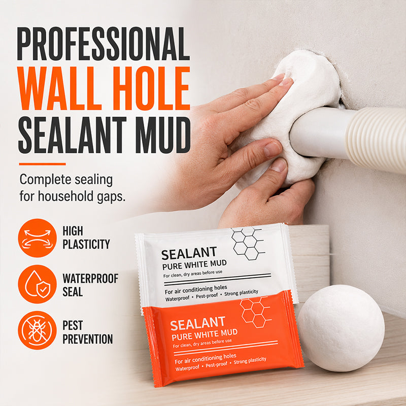 🔥Buy 1 Get 1 Free🧱3 PCS Waterproof Sealing Putty for A/C Pipe Wall Holes