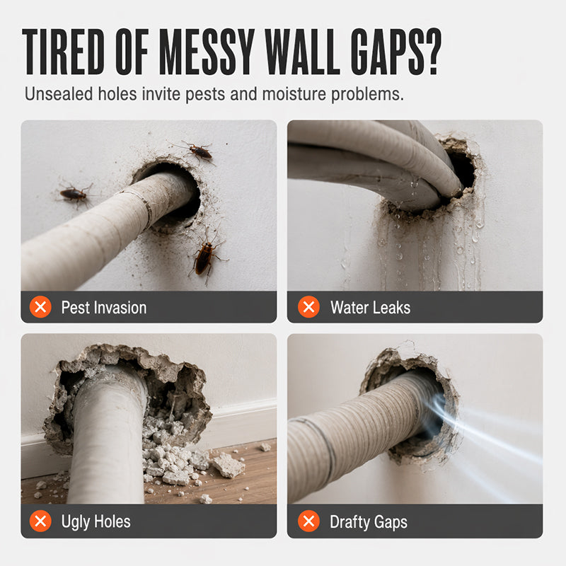 🔥Buy 1 Get 1 Free🧱3 PCS Waterproof Sealing Putty for A/C Pipe Wall Holes