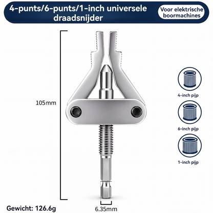 💪🛠️ 50% KORTING! Van PPR tot PVC: deze extractor pakt defecte schroefdraden en pijpen tot 18 mm aan – dubbel aandrijven, veilig en precies!