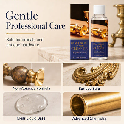✨ Professionele Messing Polijstmiddel & Reiniger 100 ml – Herstelt de Glans van Metalen Oppervlakken ✨