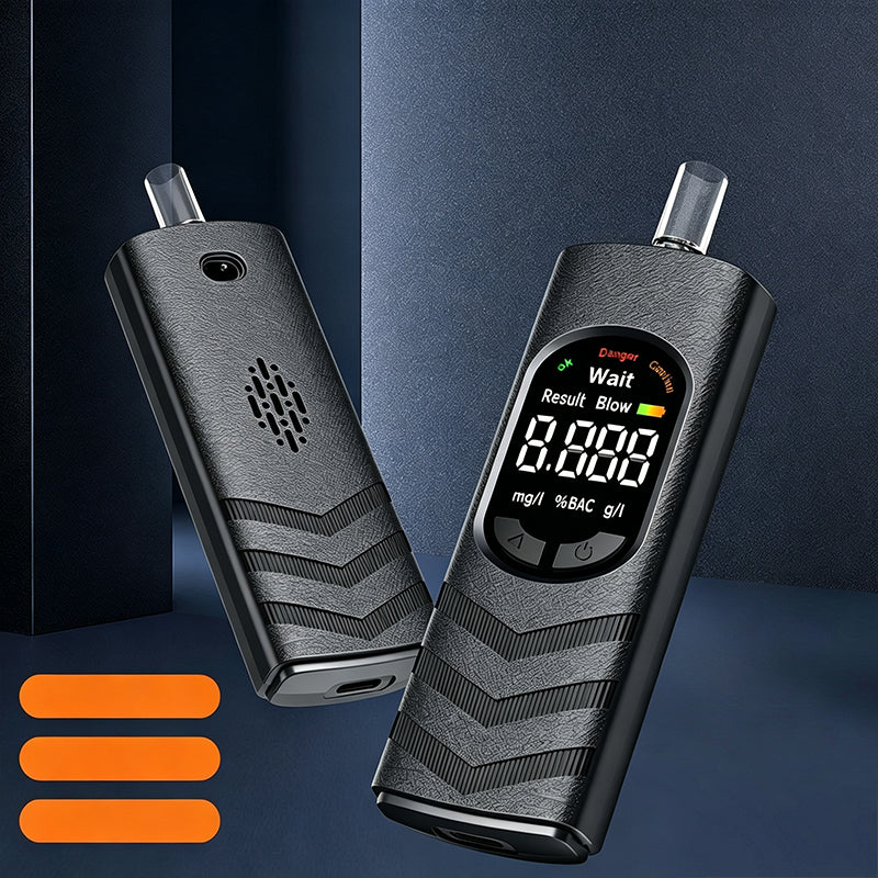 ⏳🔥LIMITED-TIME 50% OFF! ⏰Rechargeable Alcohol Tester – High-Precision Sensor, Voice Broadcast & LCD Display – Know If You're Safe to Drive in Seconds! ✨