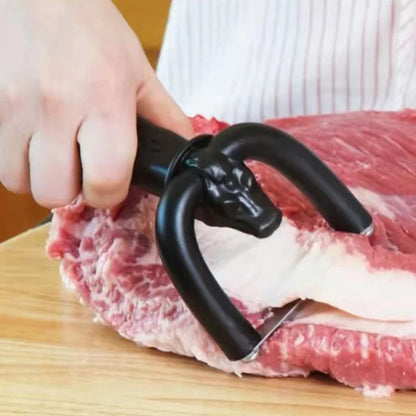 🔥 50% OFF! 🥩 Handheld Fat Trimmer for Beef & Pork BBQ Prep