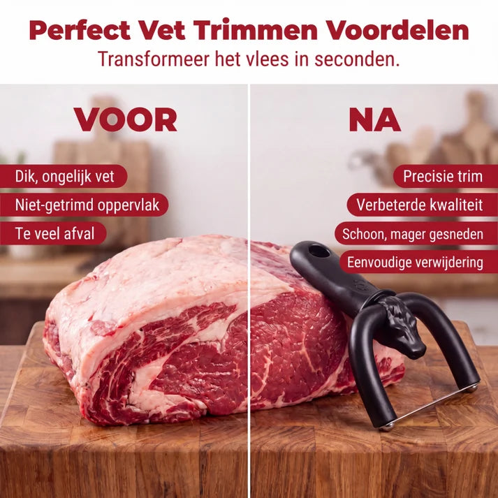 🔥 50% OFF! 🥩 Handheld Fat Trimmer for Beef & Pork BBQ Prep
