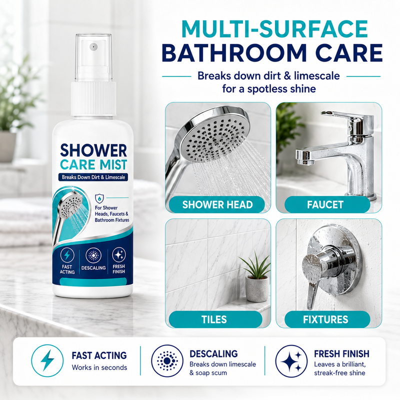 🔥Buy 1 Get 1 Free🎁Fast-Acting Shower Limescale Remover Spray