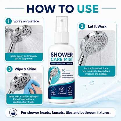 🔥Buy 1 Get 1 Free🎁Fast-Acting Shower Limescale Remover Spray