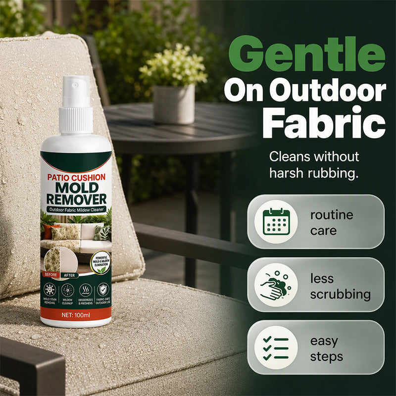 Buy one get one free ⏰️Remove Cushion Mold Instantly! No-Scrub Gentle Patio Fabric Spray