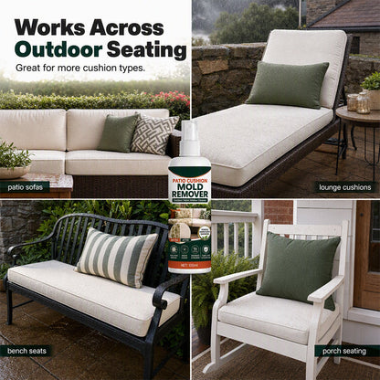 Buy one get one free ⏰️Remove Cushion Mold Instantly! No-Scrub Gentle Patio Fabric Spray