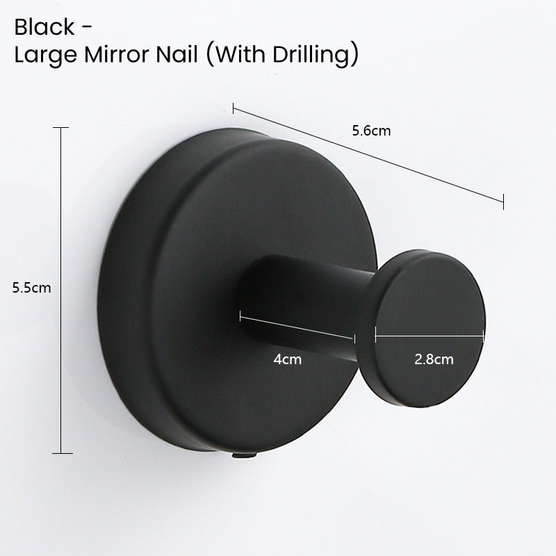 Stainless Steel Suction Cup Hook 6/4/2 PCS for Towels & Robes Hook, Drill-Free Kitchen Hanger, Multi-functional Organizer Towel Hooks Loofah, Robe, Kitchen & Home Use Gift