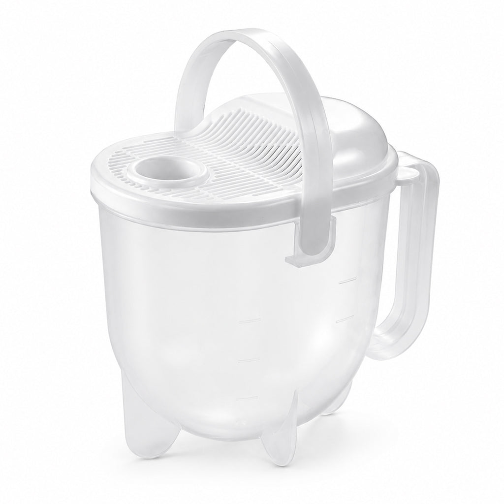 📢📢50% OFF !! ⏰Hands-Free Rice Washer with Strainer