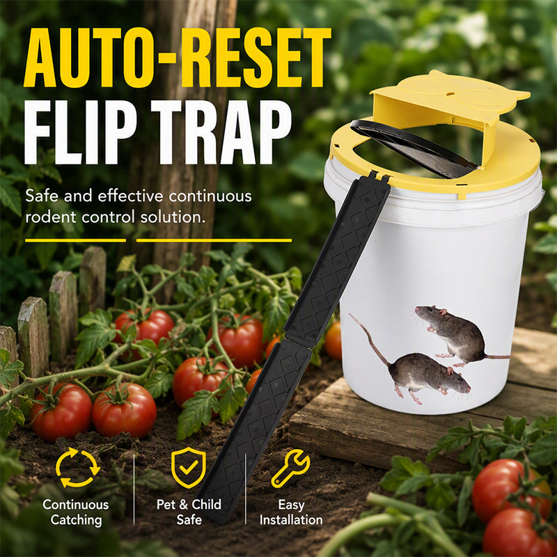 🪤50% OFF Today Only 🐭Auto-Reset Mouse Trap with Flip Lid