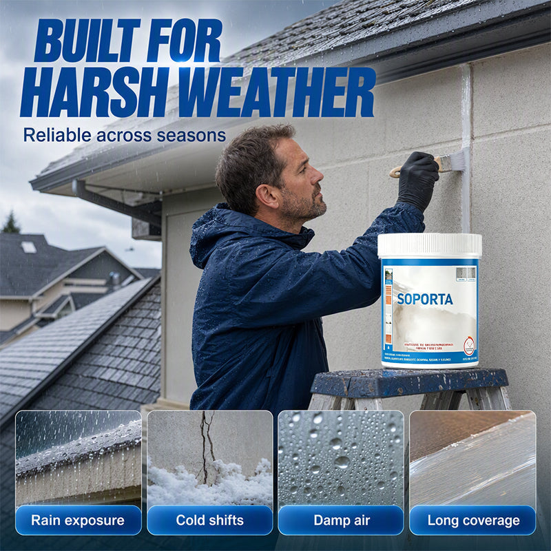 💧 Clear Waterproof Repair Sealant – Invisible Brush-On Leak Protection for Roofs, Tiles & Walls 🏠✨